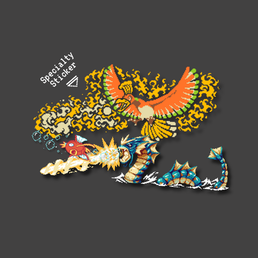 Pokemon-inspired sticker pack