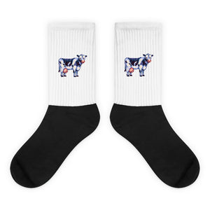 Pixel Cow Socks